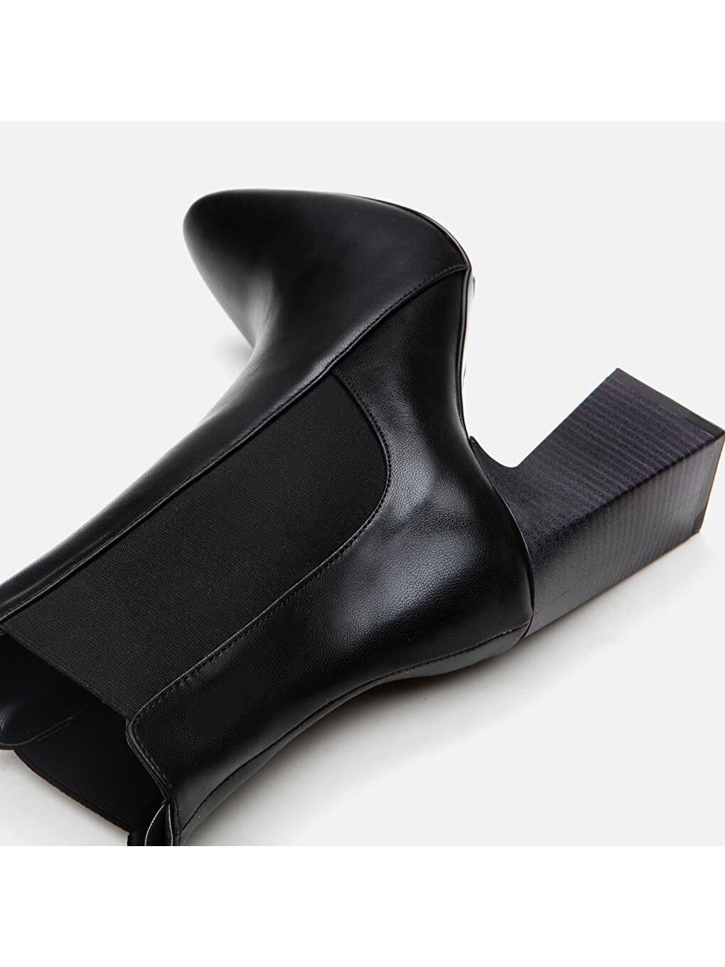 Siyah Kadın Topuklu Bot-2