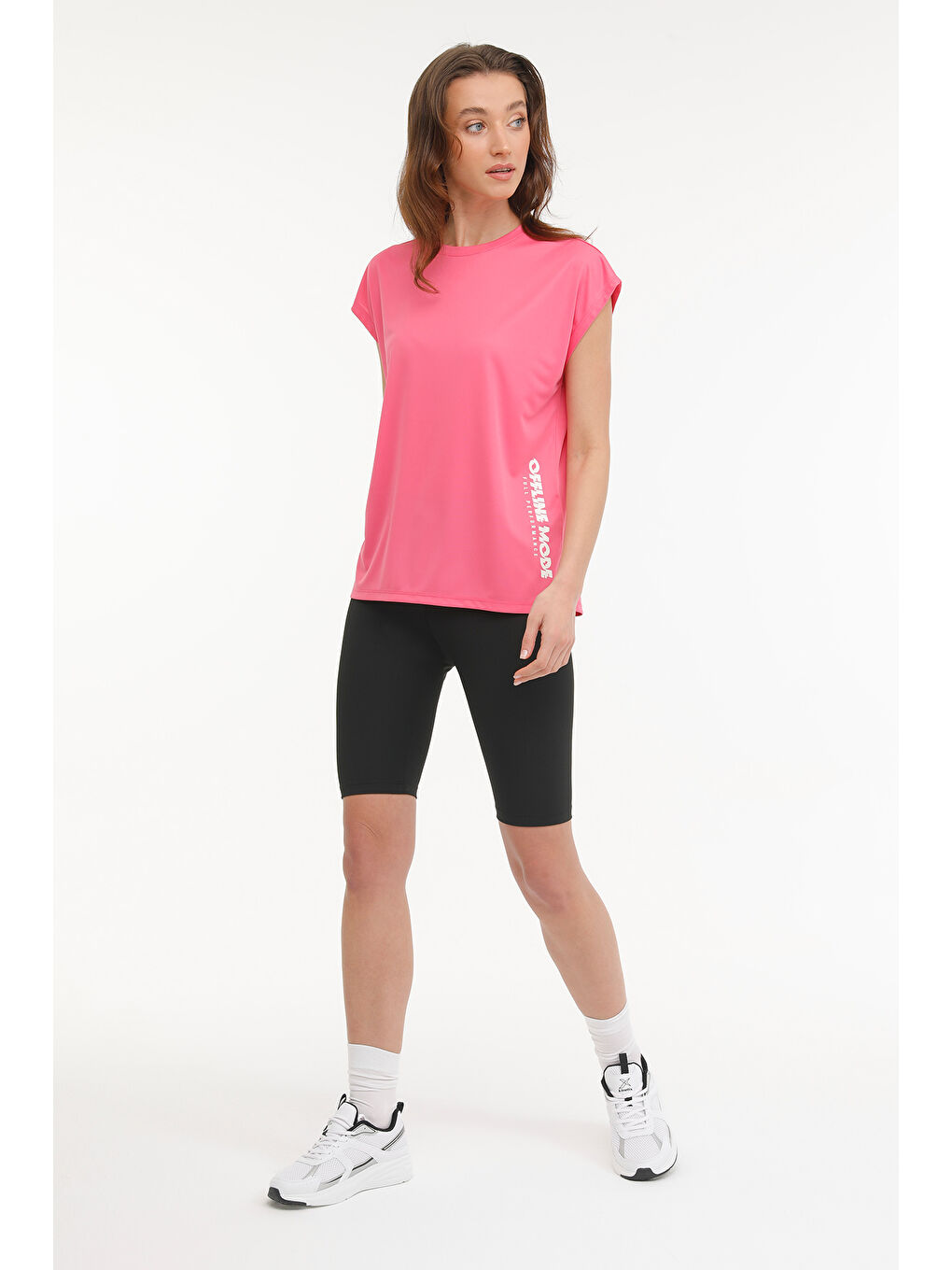 WB PES BIKER 26L2118 4FX Siyah Kadın Tayt-2