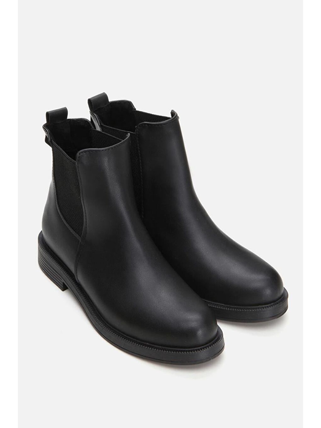 Siyah Kadın Düz Bot-1