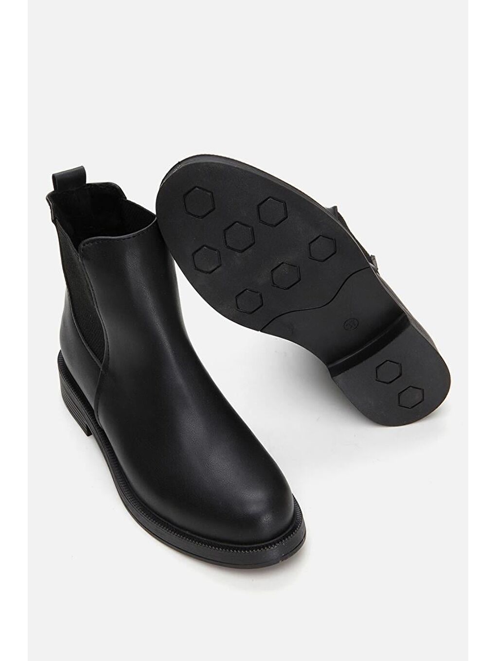 Siyah Kadın Düz Bot-6