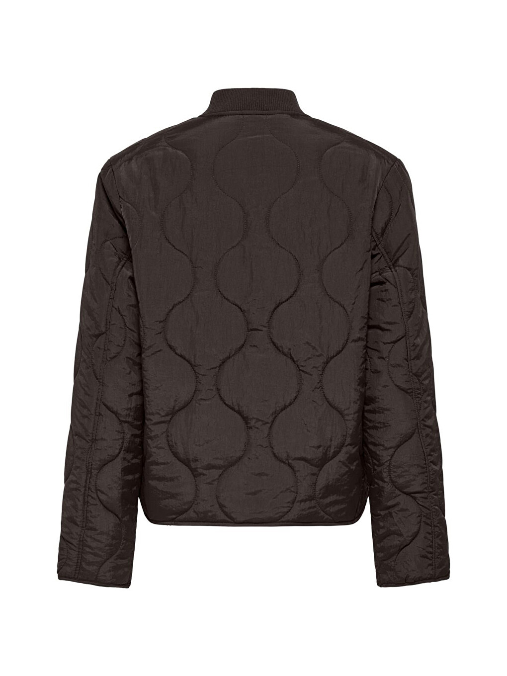 Kahverengi Onlsalsa Regular Fit Kolej Yaka Düğmeli Mont 15373694-1