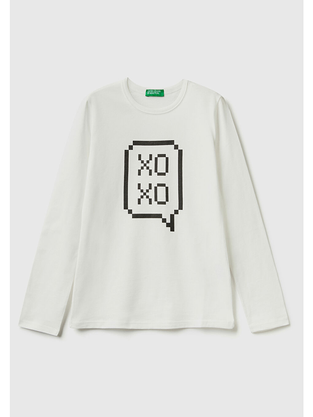 Ekru Kız Çocuk Krem Hayvan Baskılı  Sweatshırt