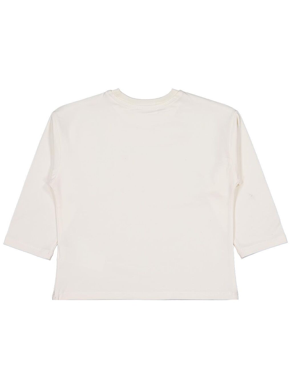 Girls Good Baskılı 2-5 Yaş Sweatshirt - Ekru-1