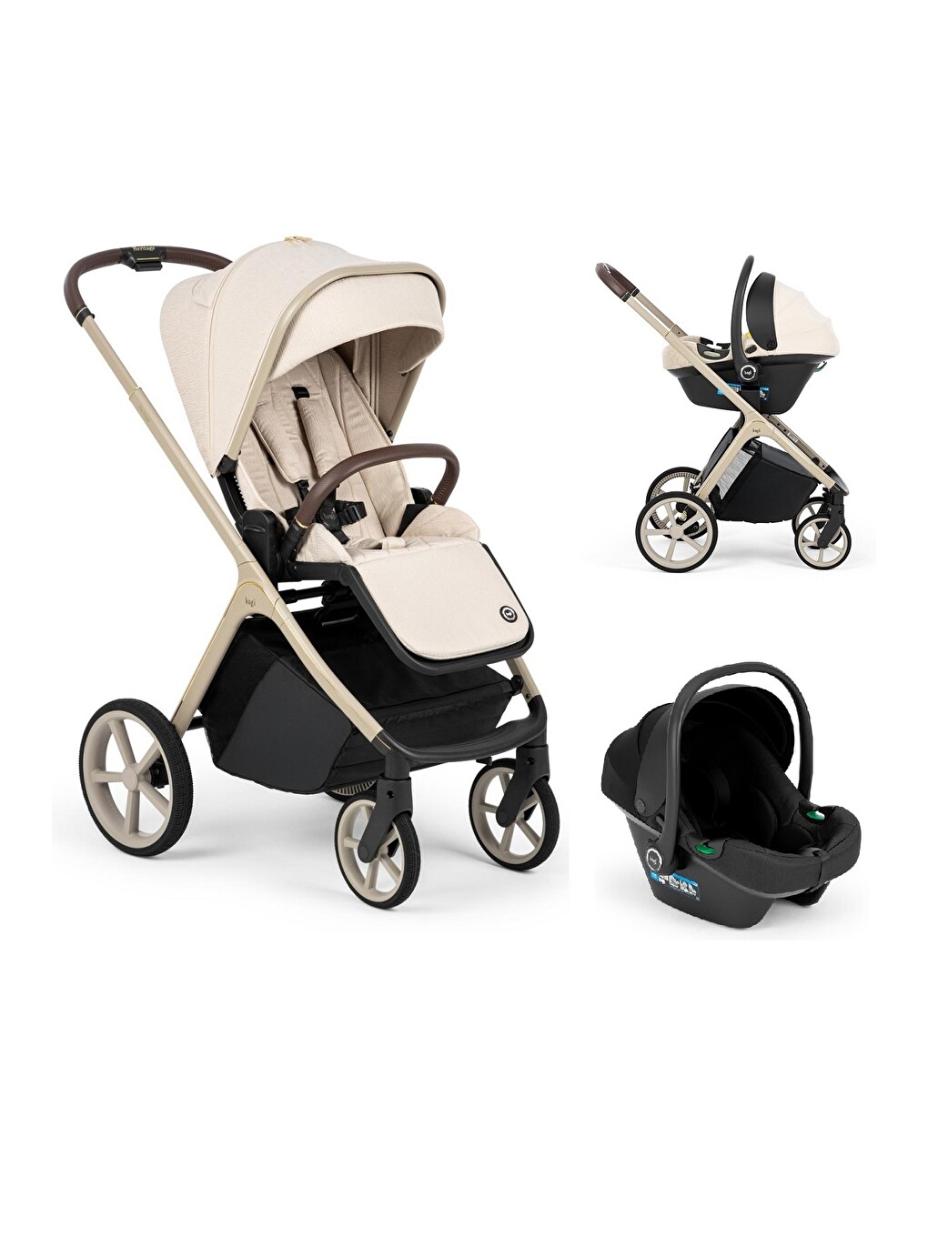Heritage Travel Sistem Bebek Arabası Beige