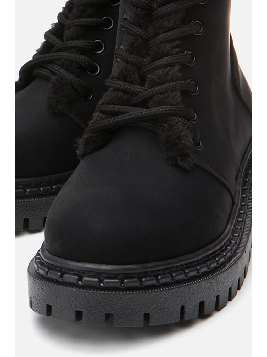 Siyah Kadın Düz Bot-2