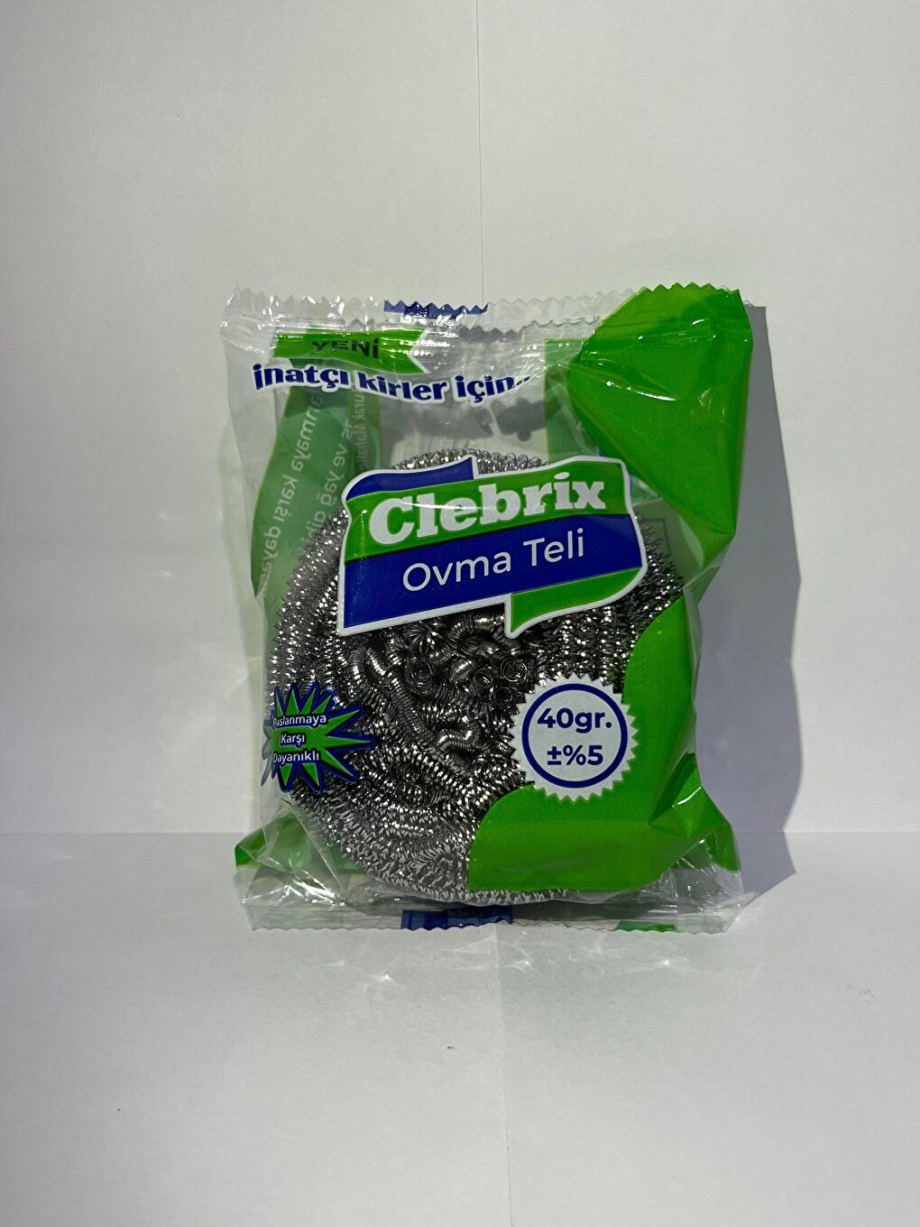 Celebrix Paslanmaz Çelik Büyük Endüstriyel Boy Bulaşık Ovma Teli 40 gr-3