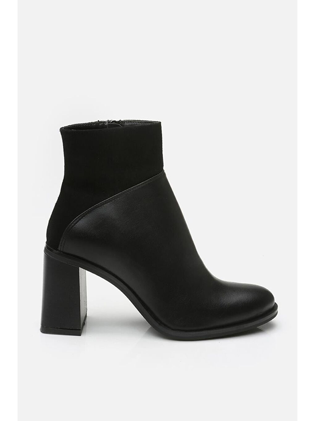 Siyah Kadın Topuklu Bot-6