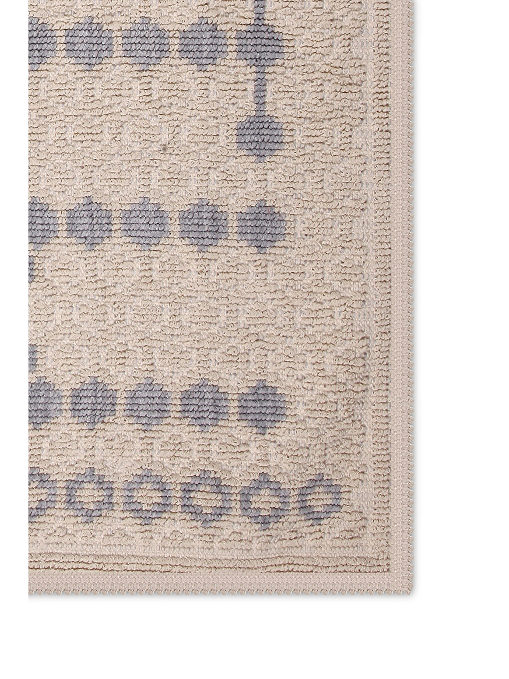 Bath Doğal Pamuklu 2'li Banyo Paspas Seti 60X100+50X60 Cm Gri-1