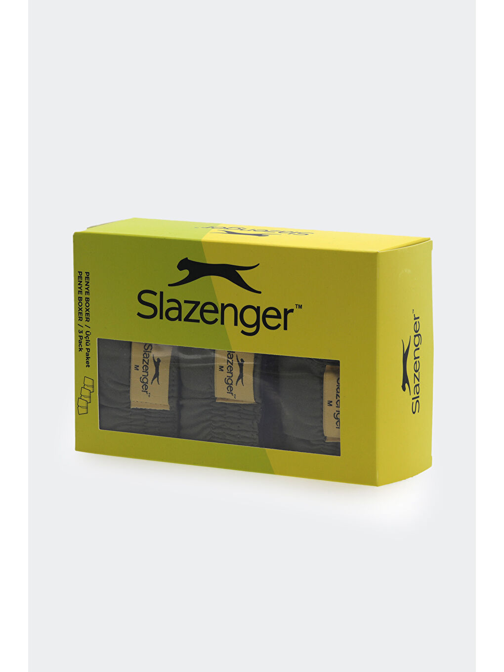 HE 3 lü Set Erkek Haki Boxer-2