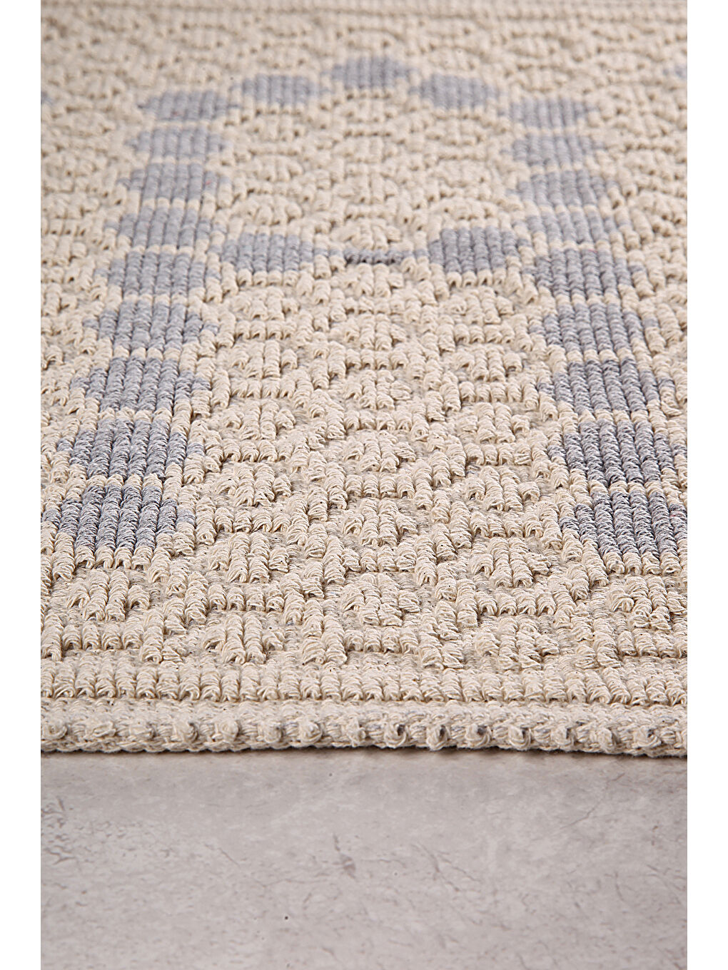 Bath Doğal Pamuklu 2'li Banyo Paspas Seti 60X100+50X60 Cm Gri-2