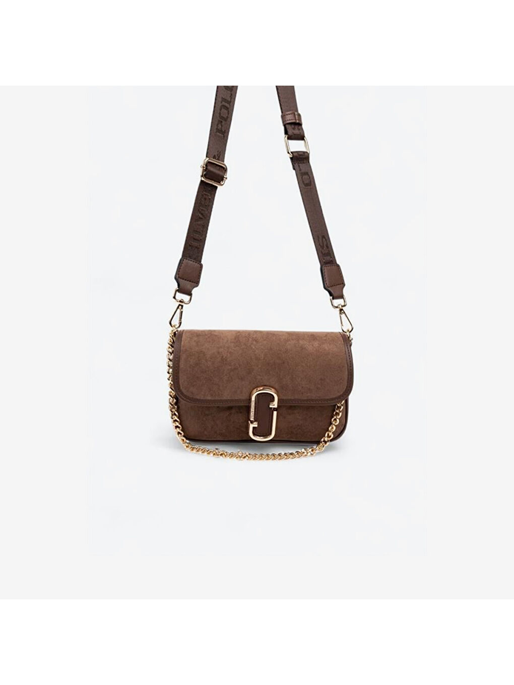 Kahverengi Kadın SP1171-M12 SILVER POLO Omuz Çantası Kahve-Kahve-4