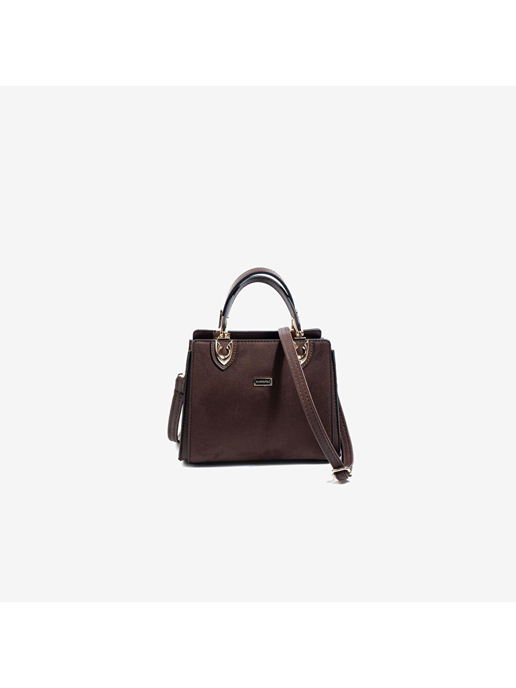 Kahverengi Kadın SP1133-M12 SILVER POLO El Çantası Kahve-Kahve-4