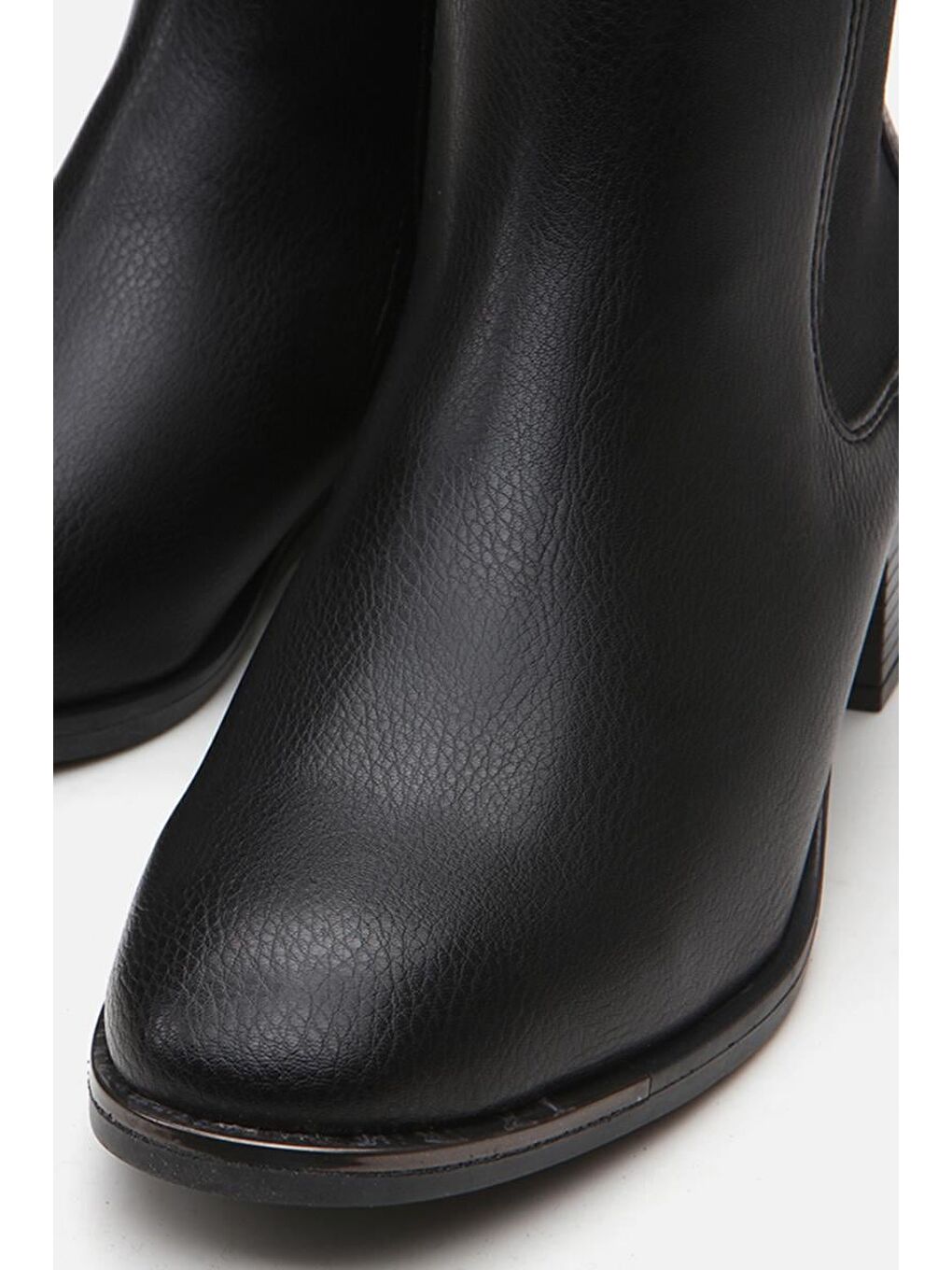 Siyah Kadın Topuklu Bot-2