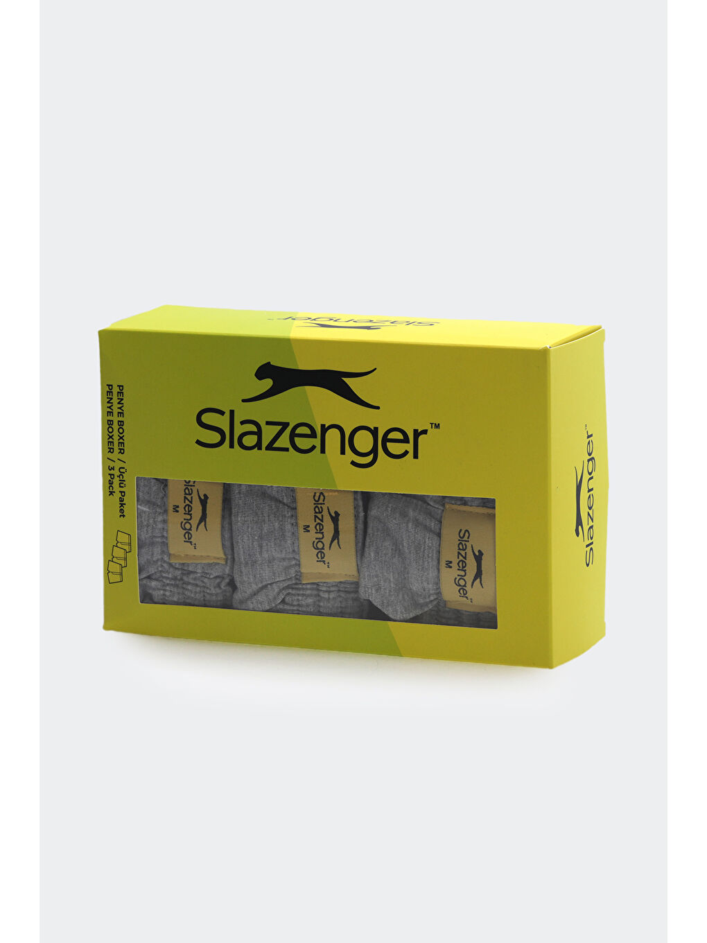 HE 3 lü Set Erkek Gri Boxer-2