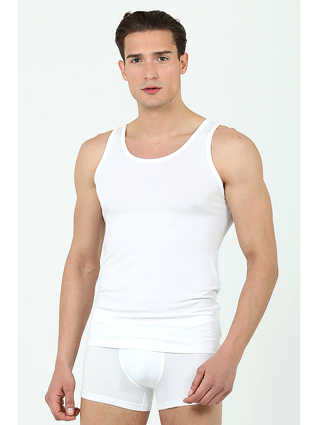 Beyaz Ds Damat Soft Pamuk 2'li Atlet BEYAZ