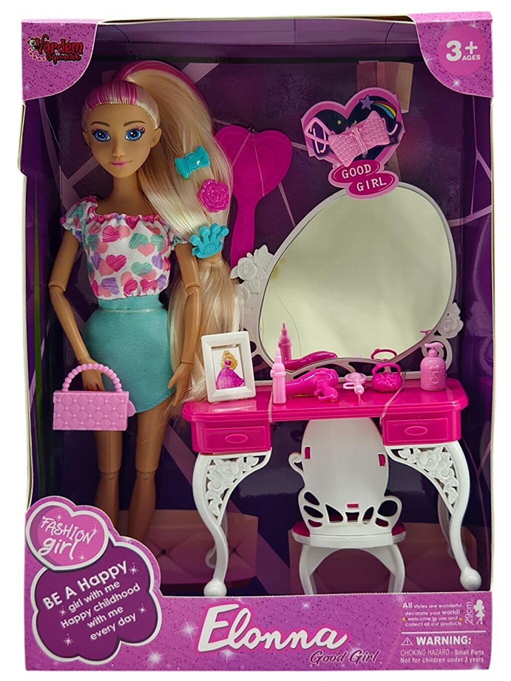 Kutulu 11,5Inch Güzellik Masalı Bebek - Standart Standart