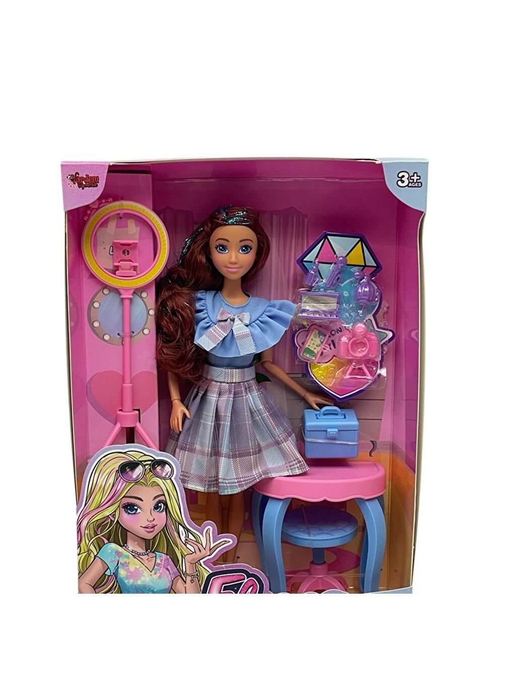 Kutulu 11,5Inch Güzellik Masalı Cantalı Bebek - Standart Standart