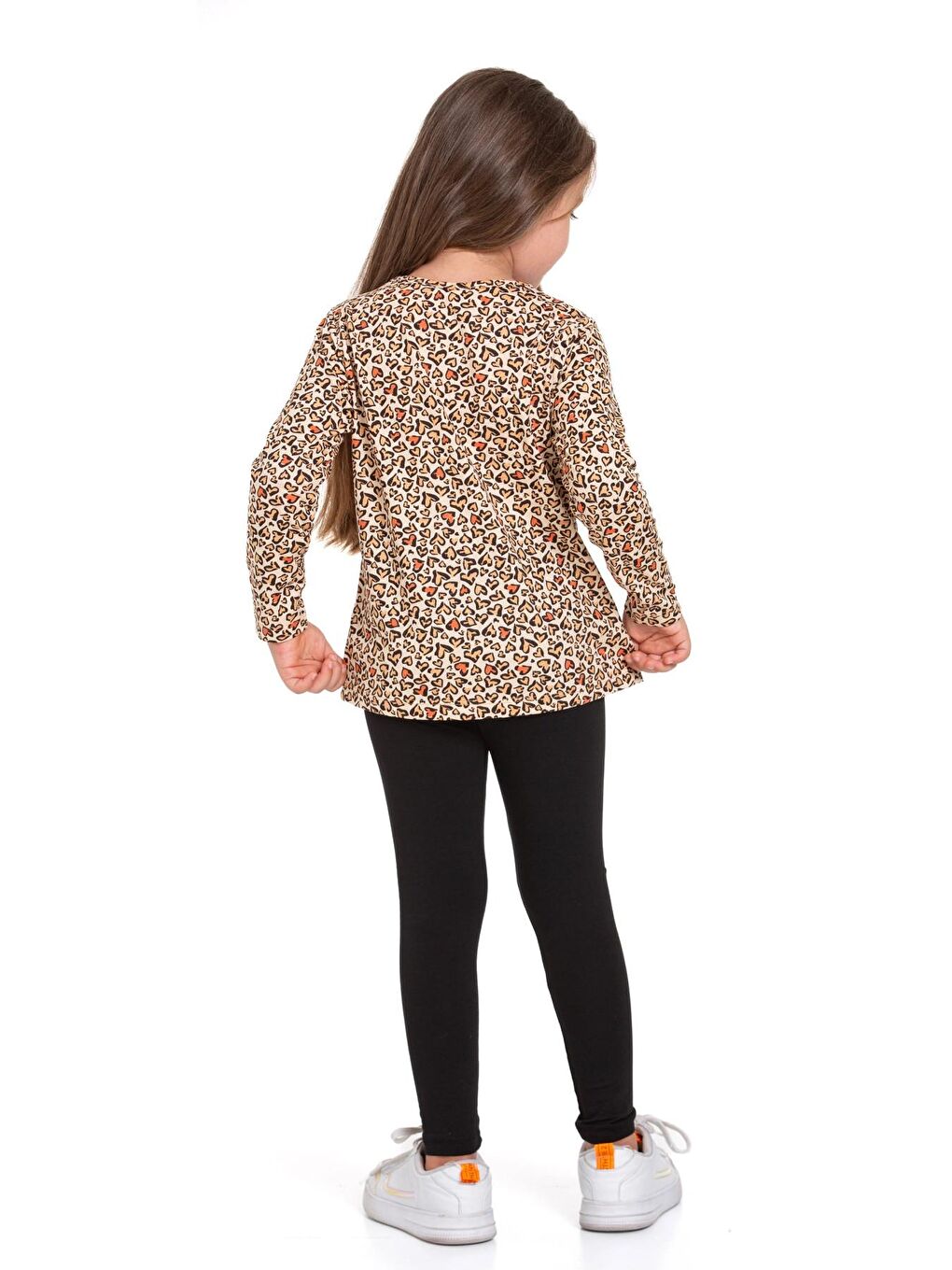 Myhanne Siyah Leopar Desenli Taytlı Takım 73208 - 4