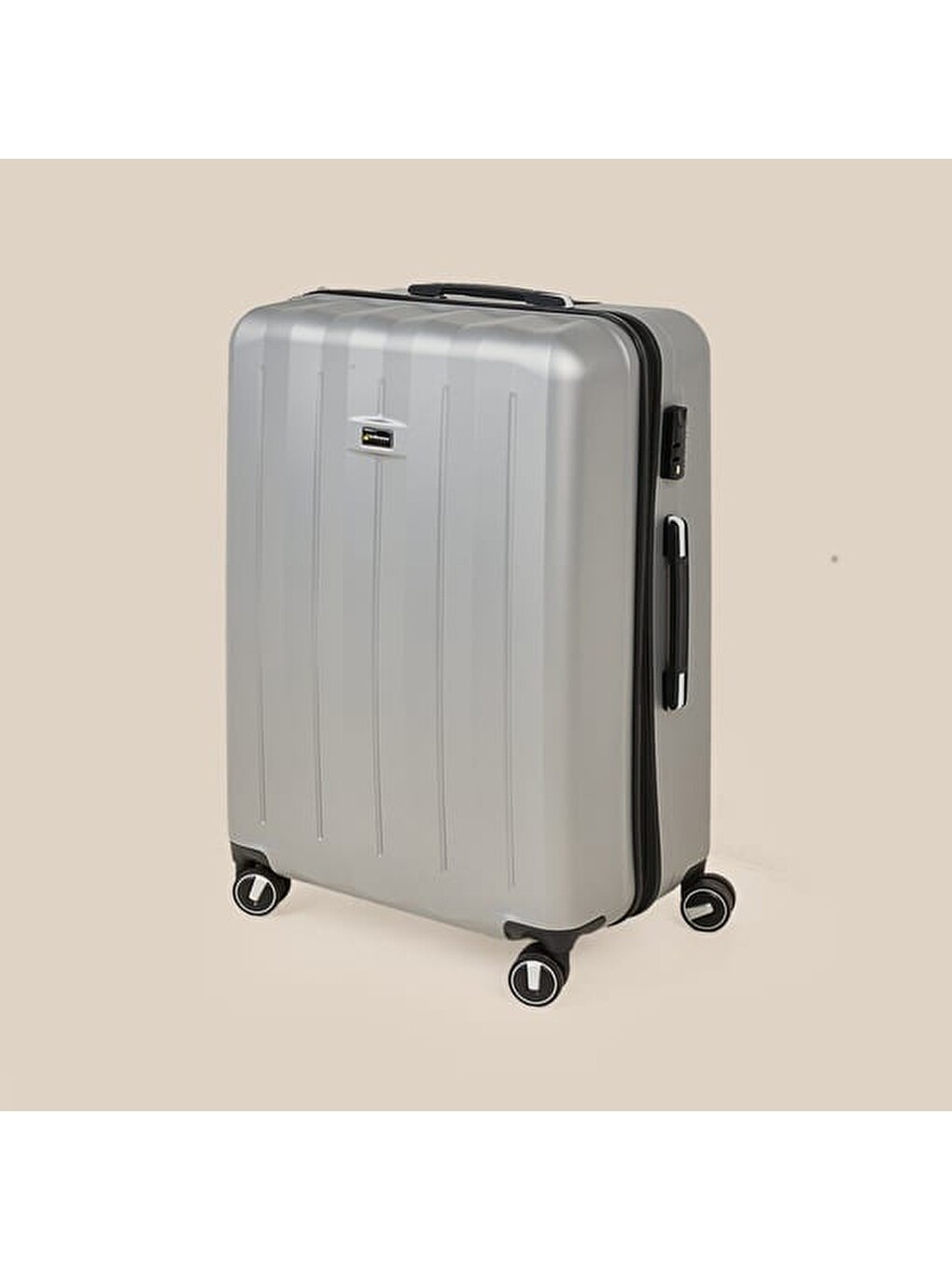 Gri Good Line Büyük Boy ABS Valiz - Gümüş - 76x52x30 cm-2