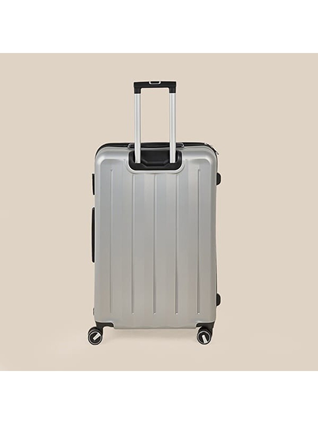 Gri Good Line Büyük Boy ABS Valiz - Gümüş - 76x52x30 cm-4