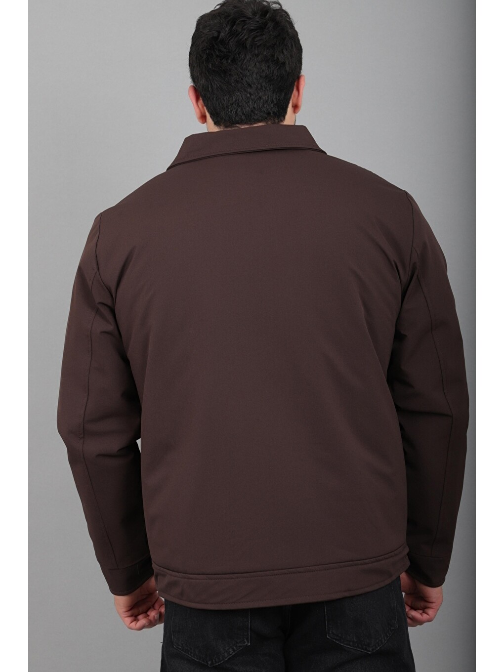 Kahverengi İçi Kürklü Yakalı Orta Kışlık Mont Pldp 3033-m_50511-5