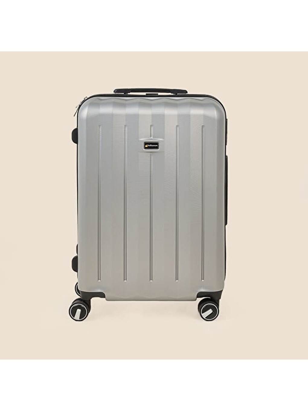 Gri Good Line Orta Boy ABS Valiz - Gümüş - 66x45x26 cm