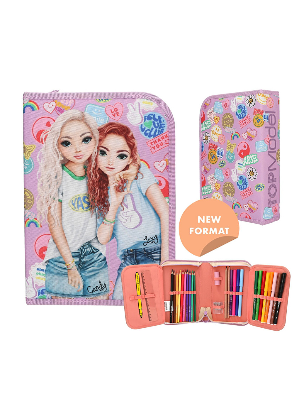 Topmodel Deluxe İçi Dolu Kalem Çantası Girl Power 413284