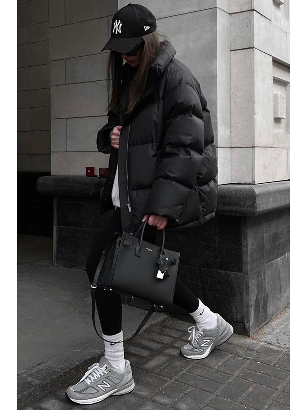 Siyah Basic Kadın Şişme Mont Mg1582-5