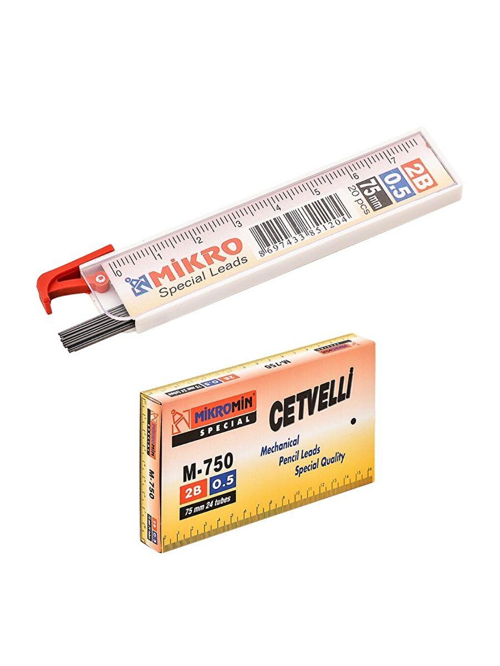 Kalem Ucu 0.5 Mm 20 Li 2 Paket 05 Uç Versatil Kalem Uçu Mekanik Uçlu Otomatik Kurşun Mikro Kalem Ucu-1