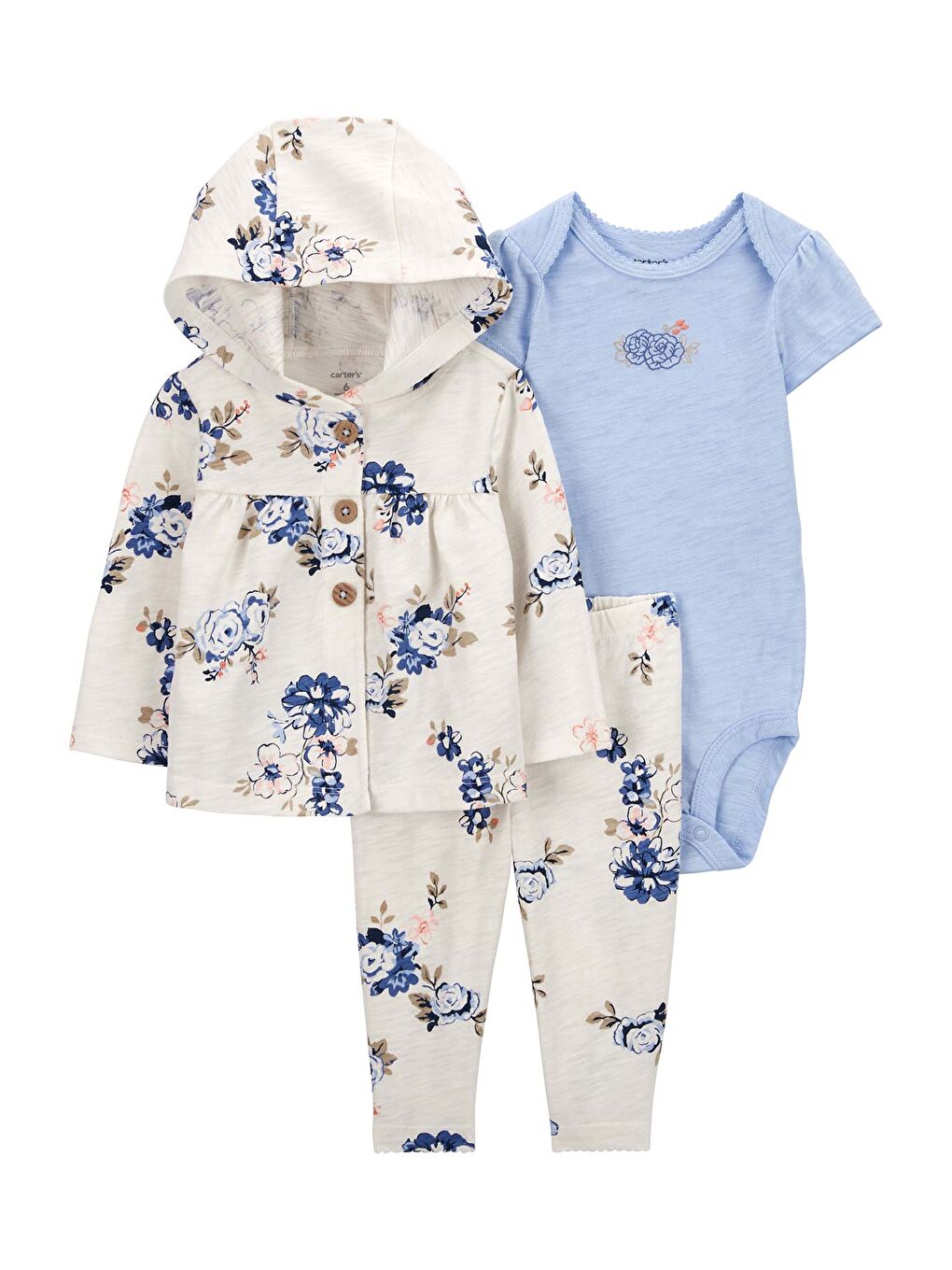 Karışık Kız Bebek 3Lü Hırkalı Set