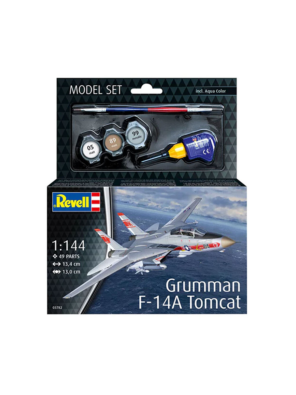 Model Set Uçak Grumman F-14a Tomcat 63782-1