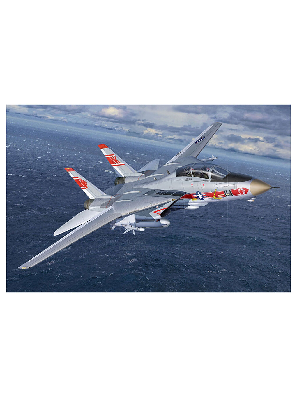 Model Set Uçak Grumman F-14a Tomcat 63782-2