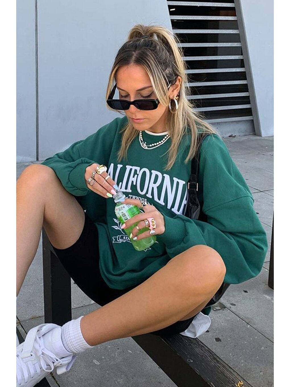 Haki Sweatshirt Mg1112-6