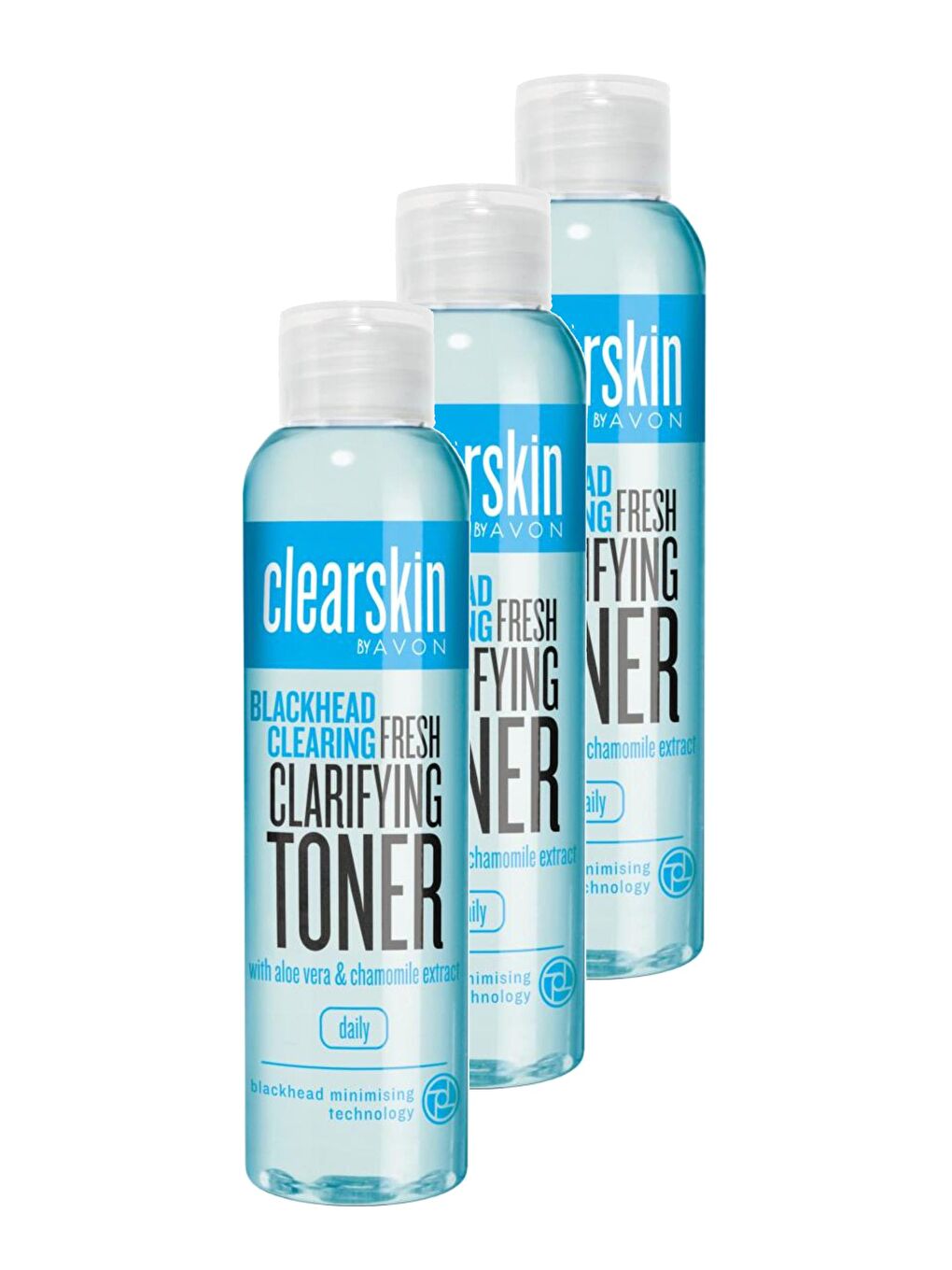 AVON Renksiz Clearskin Siyah Noktalar için Tonik 100 Ml. Üçlü Set