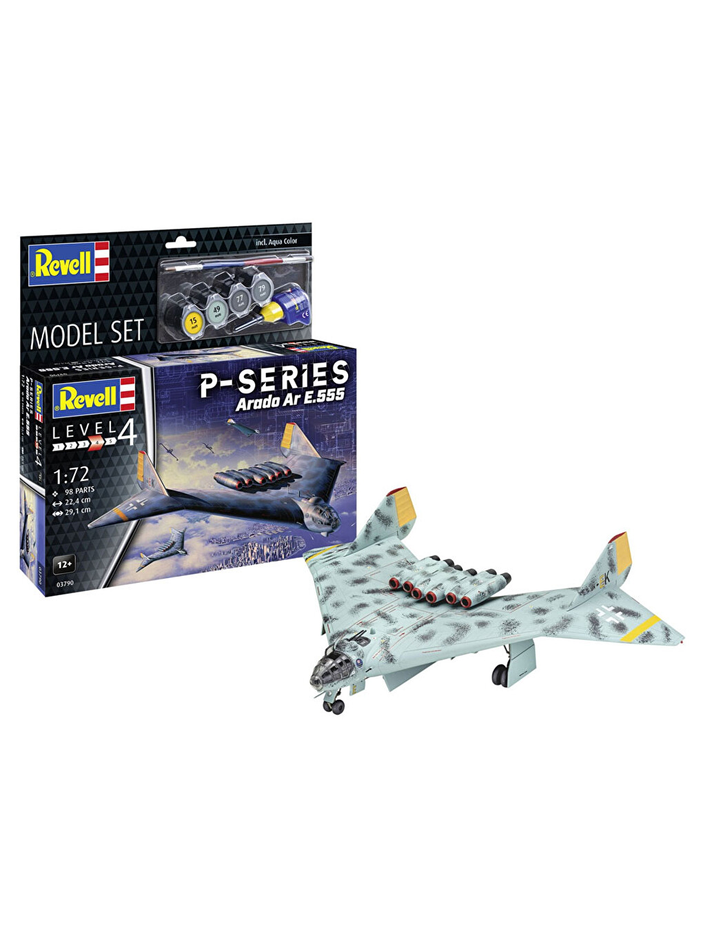 Model Set Uçak Arado Ar E.555 - P-series 63790