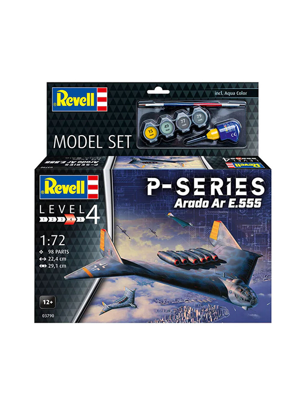 Model Set Uçak Arado Ar E.555 - P-series 63790-1
