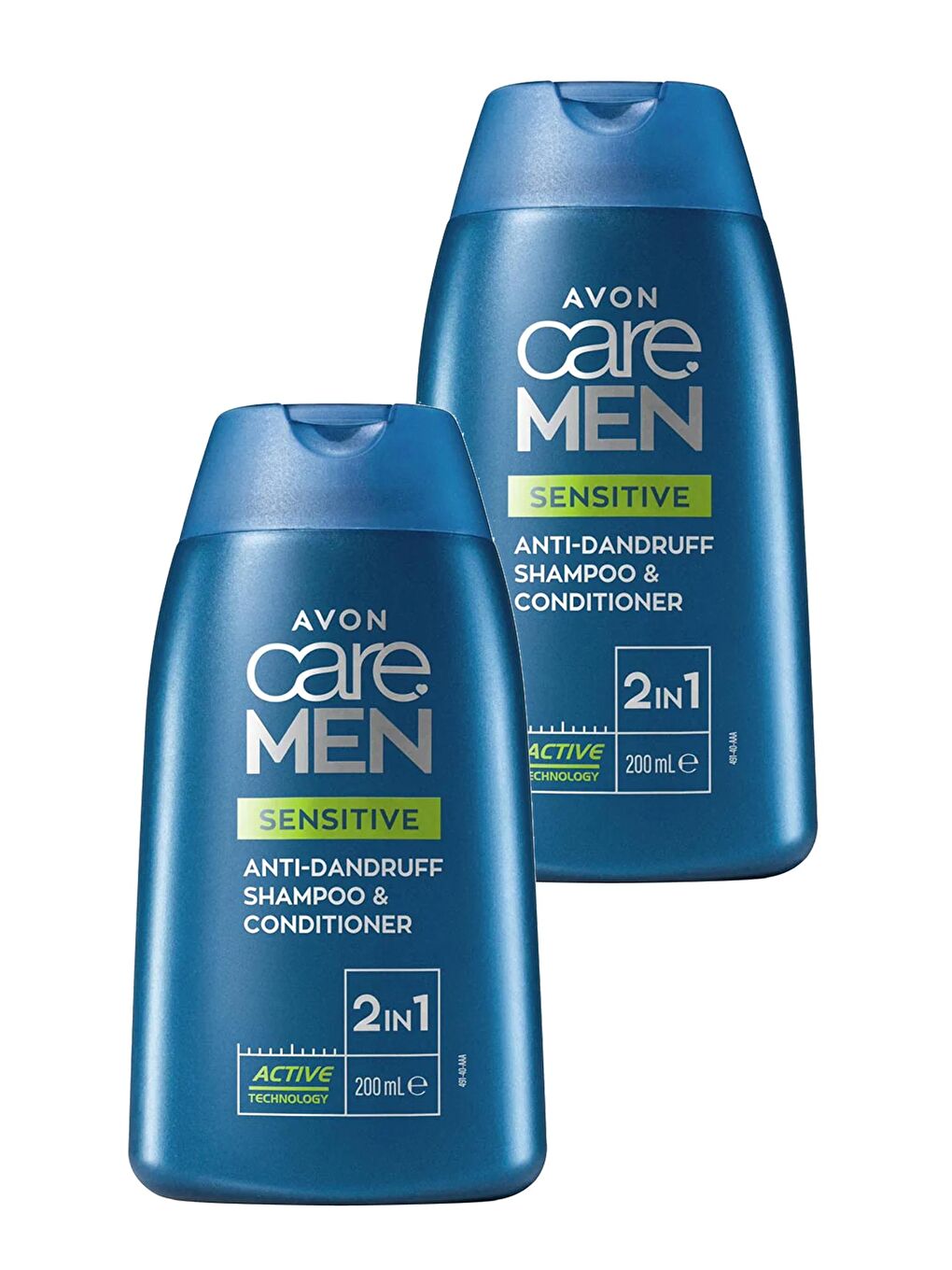 AVON Care Men Sensitive 2'si 1 Arada Kepek Önleyici Şampuan ve Saç Kremi 200 Ml. İkili Set