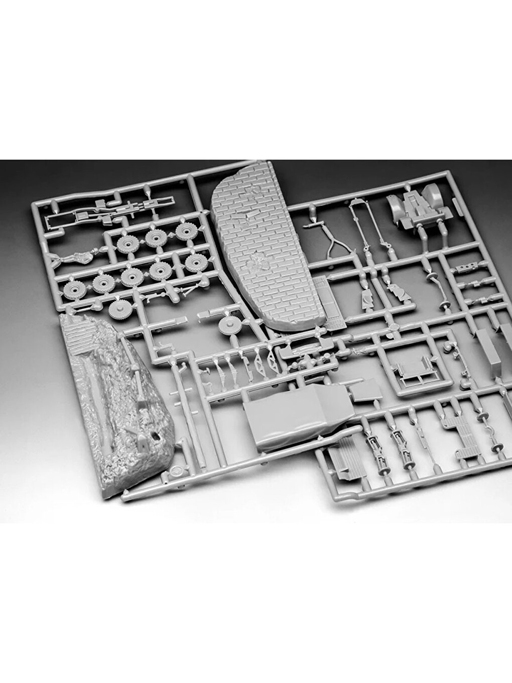 Starter Kit Askeri Krupp Protze Kfz 69 With 3,7cm Pak 73344-2