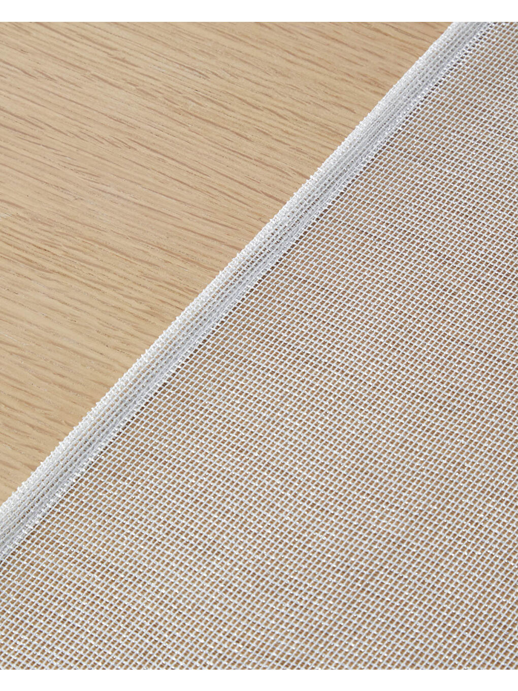 Gri Nour Polyester Runner 45x145 cm Silver-1