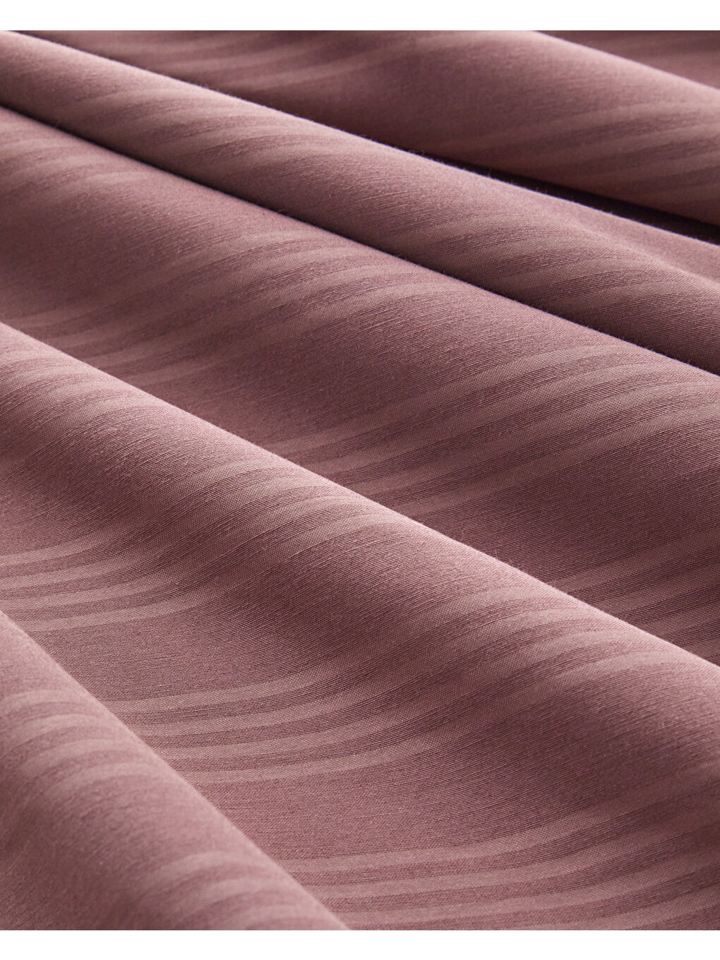 Glossy Kolay Ütülenir Perkal Çift Kişilik Nevresim Takımı 200x220 cm Sisli Mürdüm-4