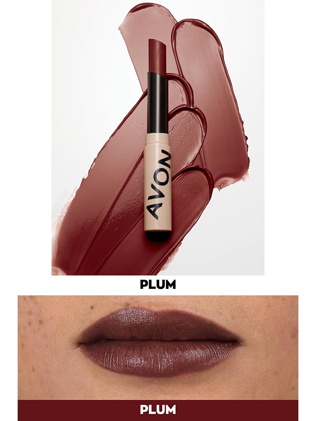 AVON Renksiz Tinted Plum, Papaya ve Nude Renkli Dudak Balmı Paketi - 1