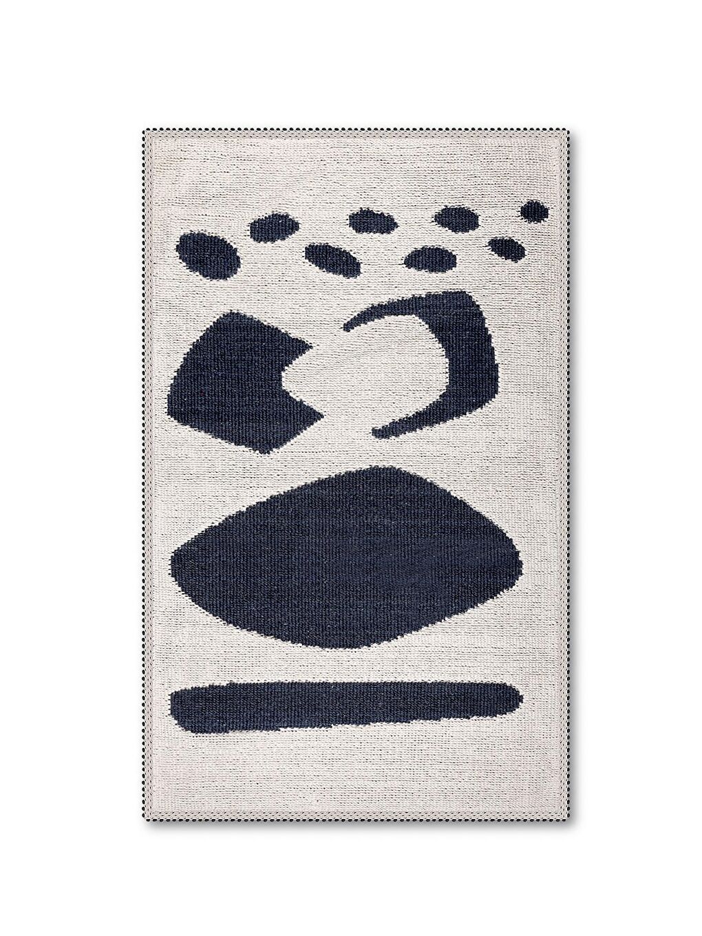 CoolShape Doğal Pamuklu 2'li Banyo Paspas Seti 60x100+50x60 Cm - Antrasit-1