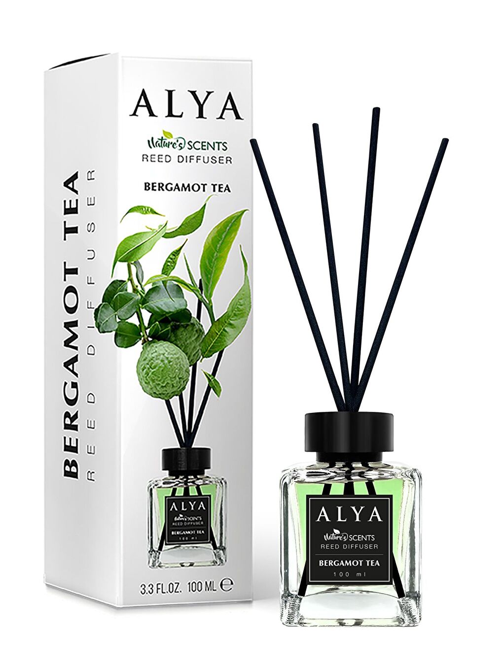 Alya Karışık Nature's Scents Bergamot Tea Bambu Çubuklu Oda Kokusu- Bergamotlu Çay Kokusu - 1