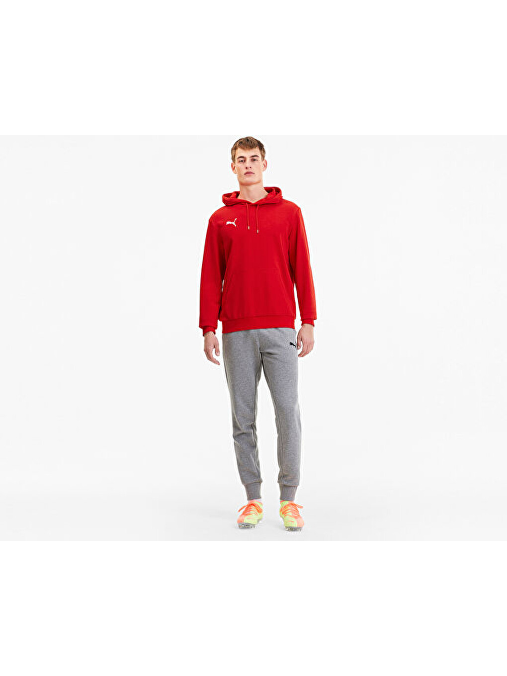 65658001 Teamgoal 23 Causals Hoody Erkek Sweatshirts Kırmızı-4