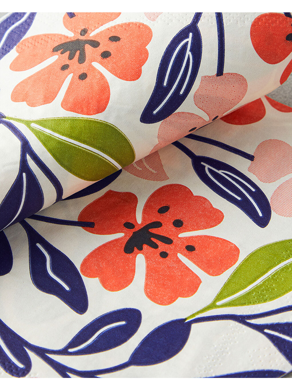 Beyaz Autumn Flower 20'li Kağıt Peçete 33x33 cm Renkli-2