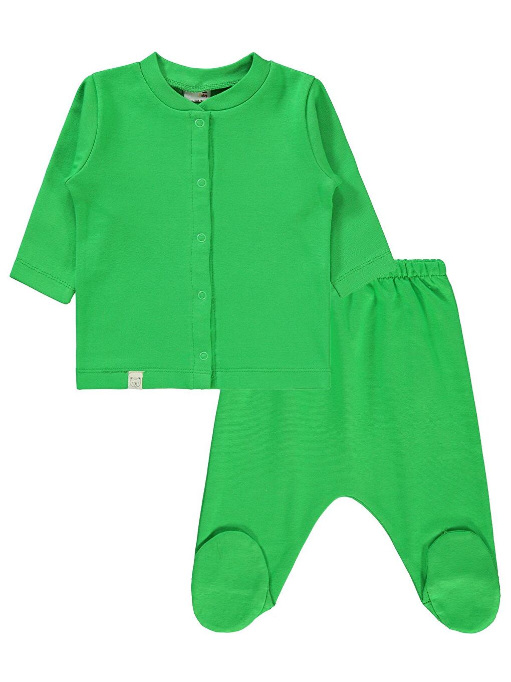 Civil Yeşil Baby Erkek Bebek Pijama Takımı 1-6 Ay