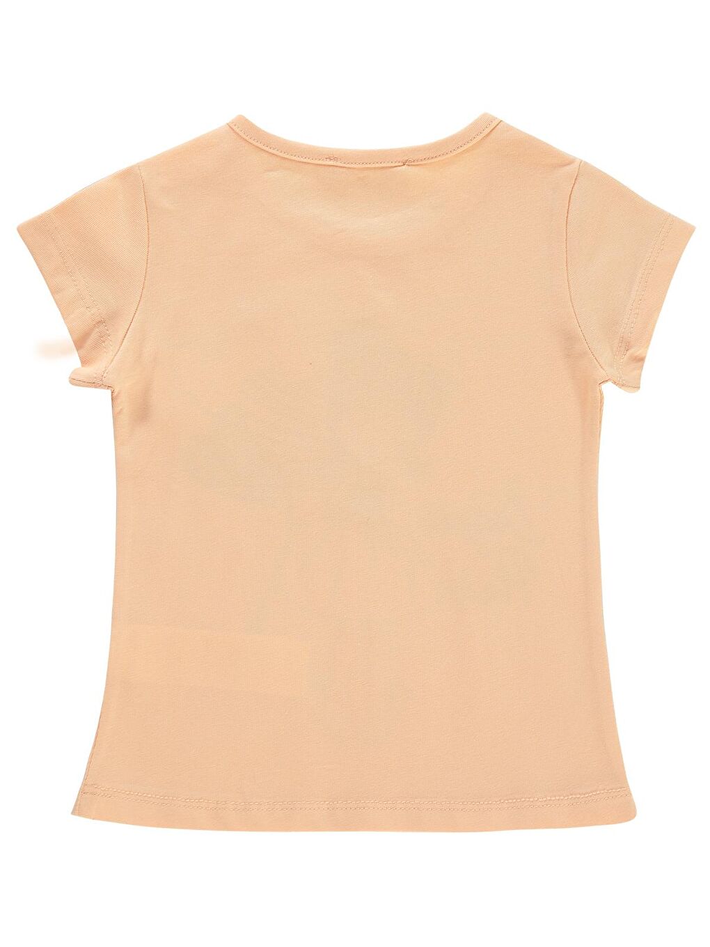 Pembe Girls Kız Çocuk Tişört 2-5 Yaş Yumuşak Şeftali-1