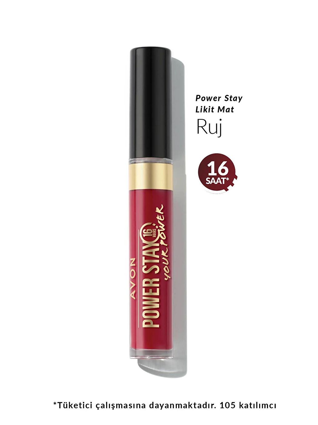 AVON Power Stay Likit Ruj Rise Up Ruby - 1