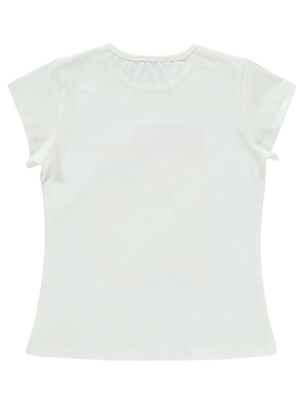 Girls Kız Çocuk Tişört 6-9 Yaş Ekru-1