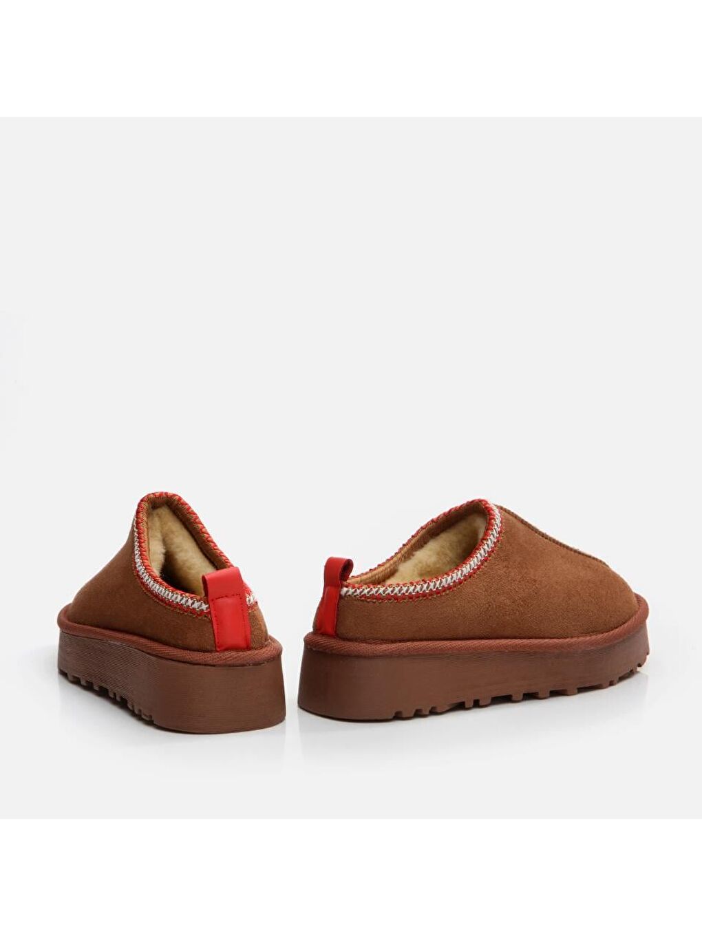 Kahverengi Taba Kadın Terlik-2